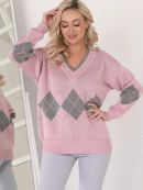 розовый серый