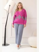 фуксия серый