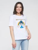 белый/белый/будь позитивной