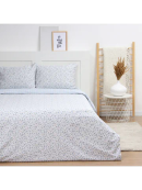 голубой, белый