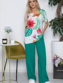 белый, зеленый