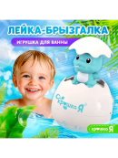 голубой, белый