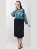 бирюзовые цветочки
