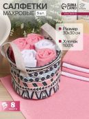 белый, розовый