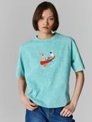 acid wash на пыльной бирюзе +печать