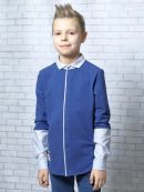 синий