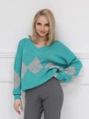 бирюзовый серый