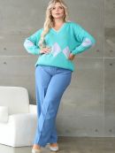 бирюзовый серый