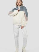 бело-сиренево-голубой