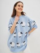 молочно-голубой